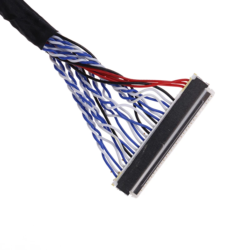 1 шт. 8 бит LVDS кабель FIX-30 Pin 2ch для 17 19 22 26 дюймов LCD светодиодный панель контроллер 25