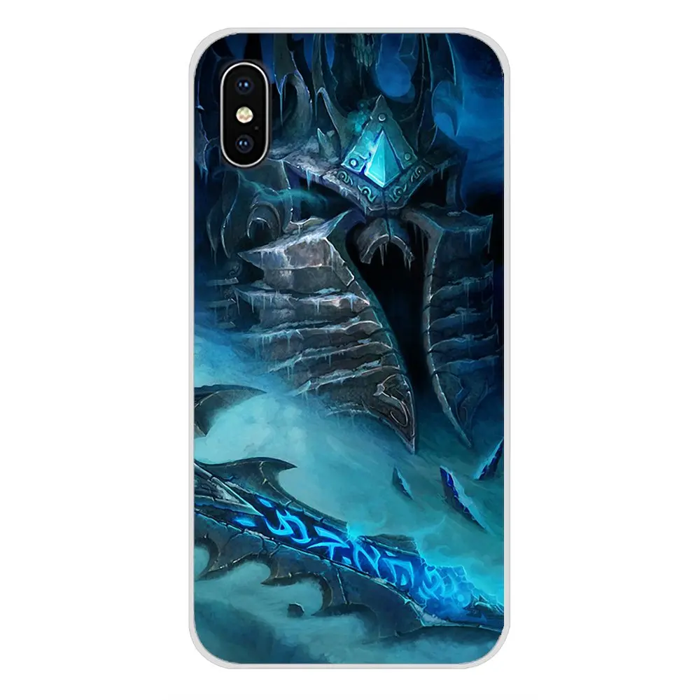 Чехол из ТПУ для Samsung Galaxy S3 S4 S5 Mini S6 S7 Edge S8 S9 S10 Lite Plus Note 4 5 8 9 World of Warcraft lich king