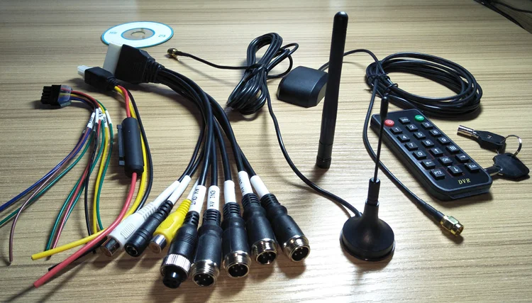 MDVR 4G мобильный видеорегистратор gps wifi hd 4ch ahd двойная sd карта грузовик/автобус высокой четкости Запись вождения сигнализации хост мониторинга