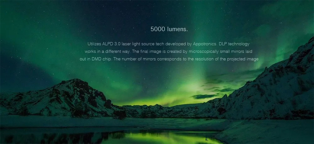 Лазерный Проекционный телевизор Xiaomi Mijia 150 дюймов 1080 Full HD 4K Wifi 2,4G/5 GHz DOLBY DTS 5000 люмен Домашний кинотеатр