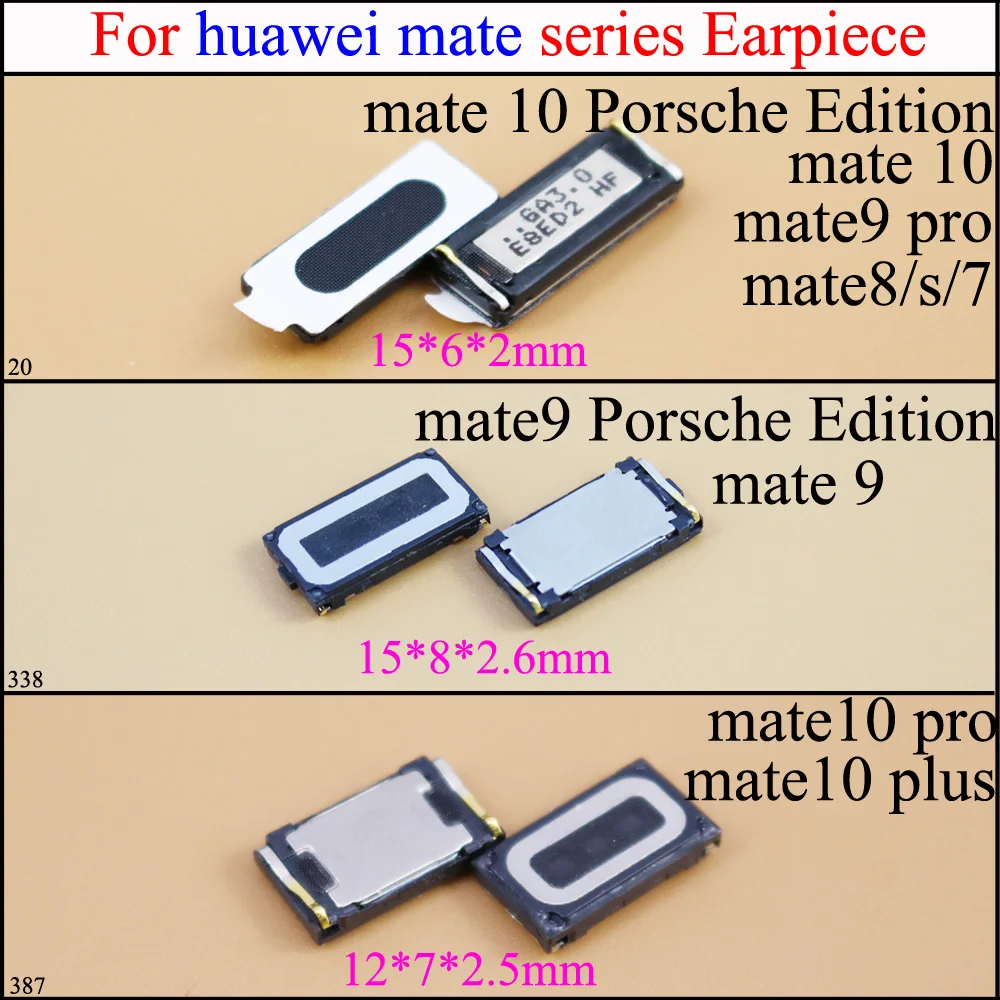 Верхний передний наушник YuXi динамик для Huawei mate 7 8 9 S mate9 pro mate10plus|Шлейфы мобильных