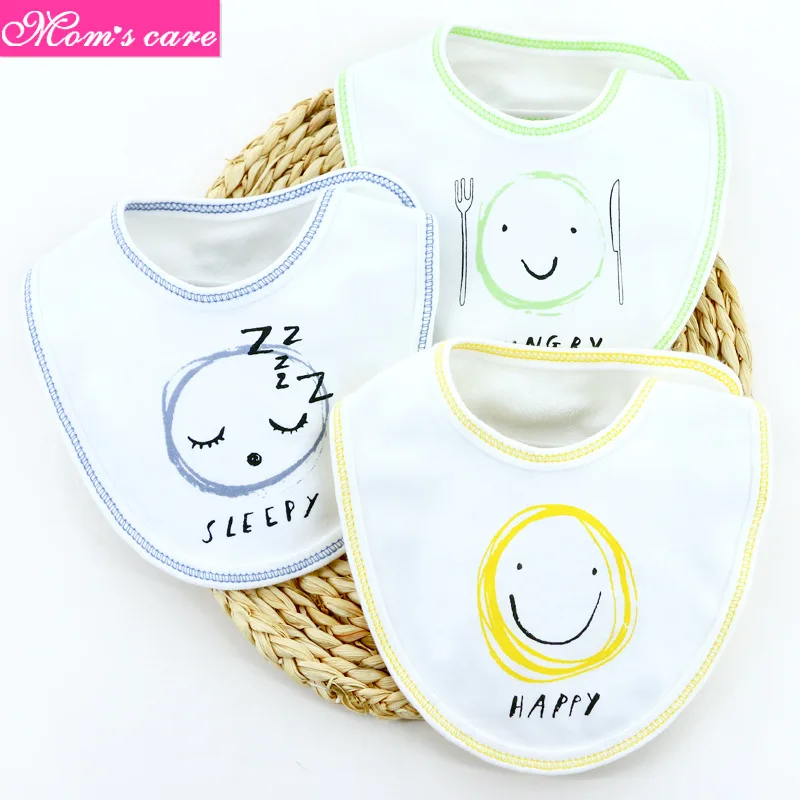 07mood 3 шт./лот, детские нагрудники, бандана, хлопок, высокое качество, Babadores Para Bebe, слюнявчик для младенцев, полотенце для мальчиков и девочек KF1000 - Цвет: 07mood