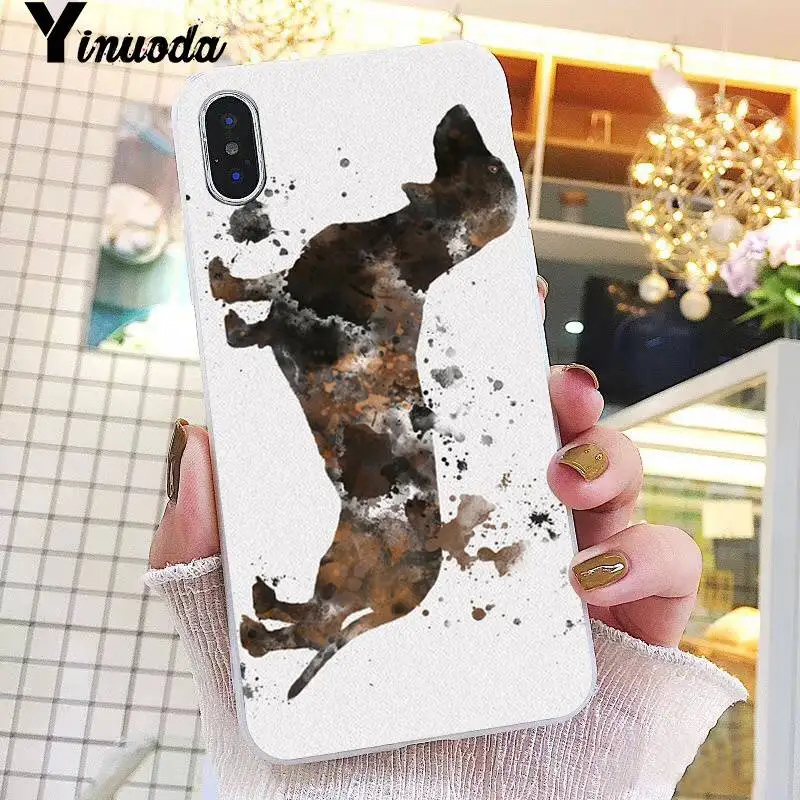 Чехол для телефона Yinuoda Bulldog Pit Bull iPhone 6S 6plus 7plus 8 8Plus X Xs MAX 5 5S XR 10 11 pro max|Чехлы-накладки|