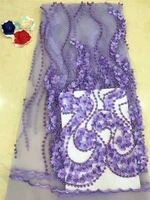 pretty lovely 3d flower embroidery net lace jrb 121111 soft tulle mesh lace with beads