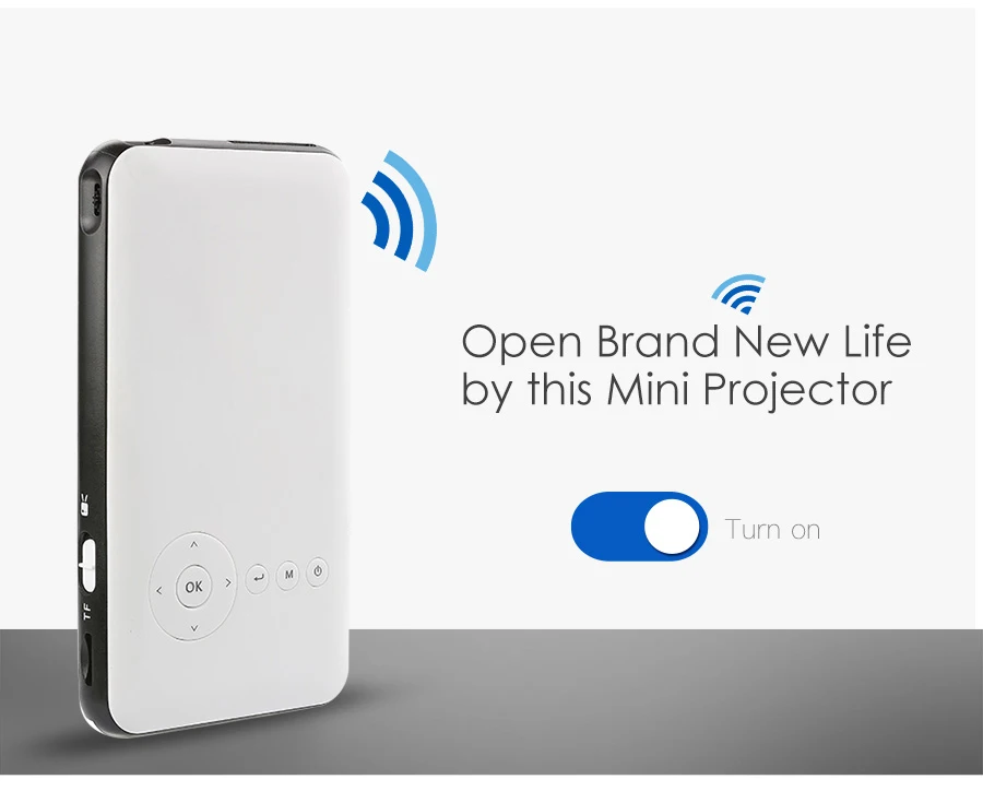 Карман 8 г HD мини-проектор Android 7,1 ТВ Box HDMI Выход Airplay Bluetooth AC3 smart светодио дный портативный видеопроектор DLP для домашнего кинотеатра
