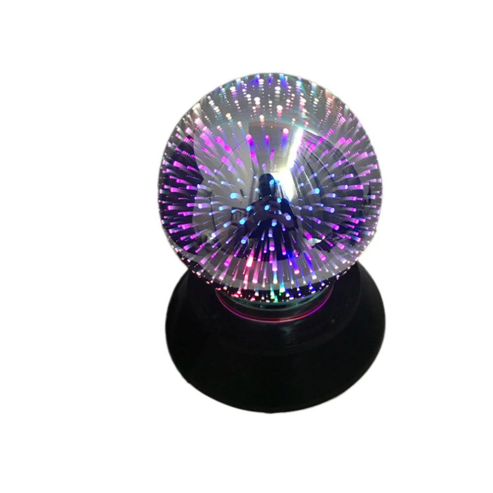 Lanpulux 3D фейерверк стеклянная игрушка со светодиодом переносная Настольная лампа с прямым подключением Батарея двойного назначения украшения светильник детские подарки