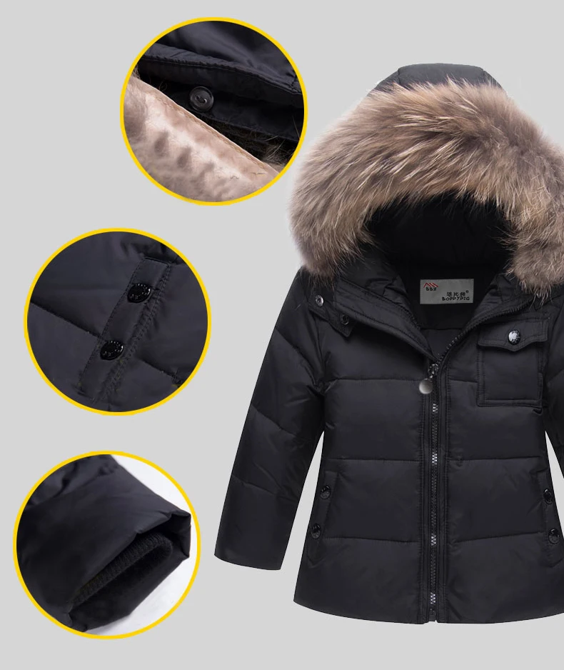 Dollplus/ г. Зимние костюмы для девочек и мальчиков, комплекты одежды для детей Детские Зимние куртки+ комбинезон, штаны комплект из 2 предметов, верхняя одежда с капюшоном, костюм