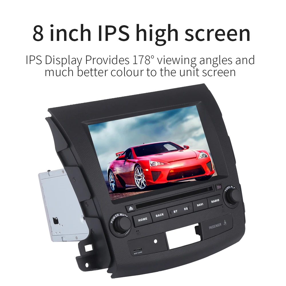 Dasaita " автомобильный радиоприемник 2Din Android 9,0 gps для Mitsubishi Outlander 2007 2008 2009 2010 2011 2012 2013 Поддержка Rockford усилитель
