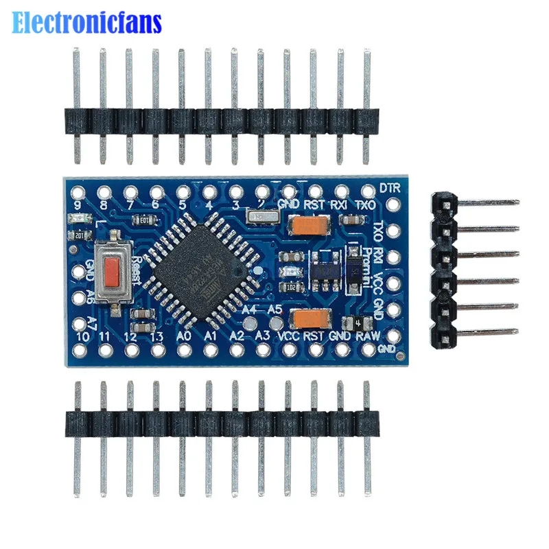 5 шт. мини-видеокамера-регистратор с креплением к Atmega328 3,3 V 8 МГц Доска модуль для Arduino мини Atmega328P с булавками заменить Atmega128 автоматическая защита