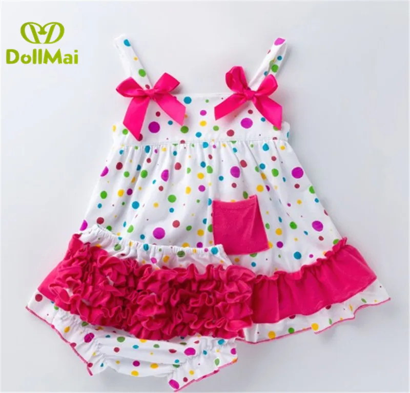Baby girl dress Fashion suspender Printed princess skirt with PP pants for 3-2year | Мать и ребенок