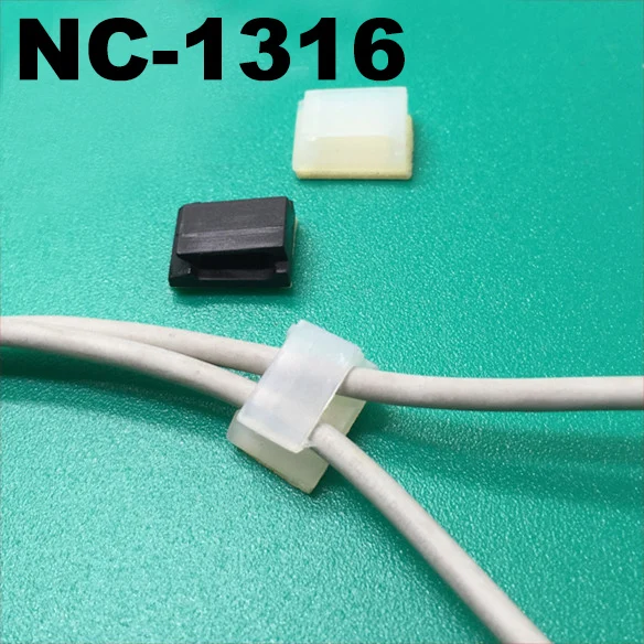 50 шт. NC 1316 15 7x12 7 мм черный и белый цвета фиксированное сиденье нейлоновый пластик