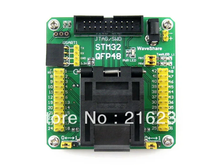 Женская QFP48 LQFP48 STM32F10xC STM32L15xC тестовая розетка Yamaichi IC адаптер для программирования