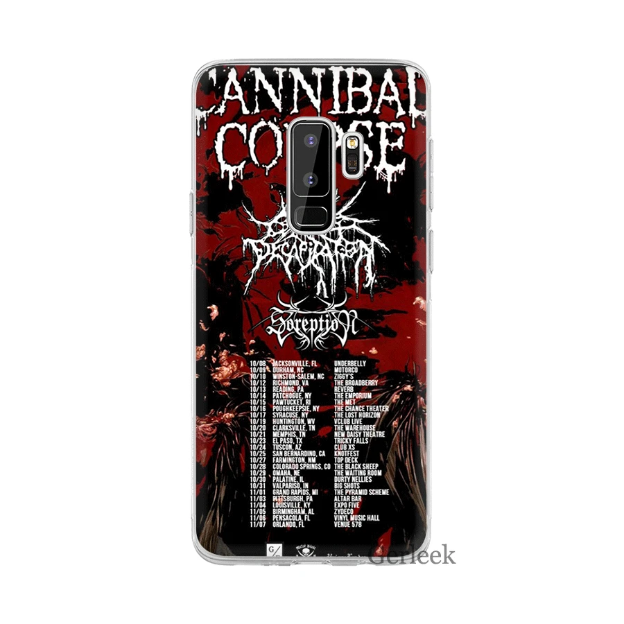 Чехол для телефона Desxz Samsung Galaxy M10 M20 M30 A7 A9 A10 A30 A40 A50 A70 чехол Cannibal Corpse|Чехлы-накладки|