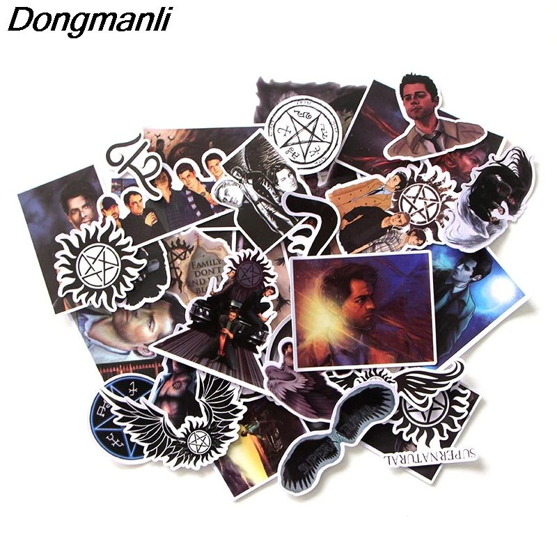 P3541 Dongmanli 37 шт./компл. сверхъестественный значок для ноутбука DIY аксессуары багажа