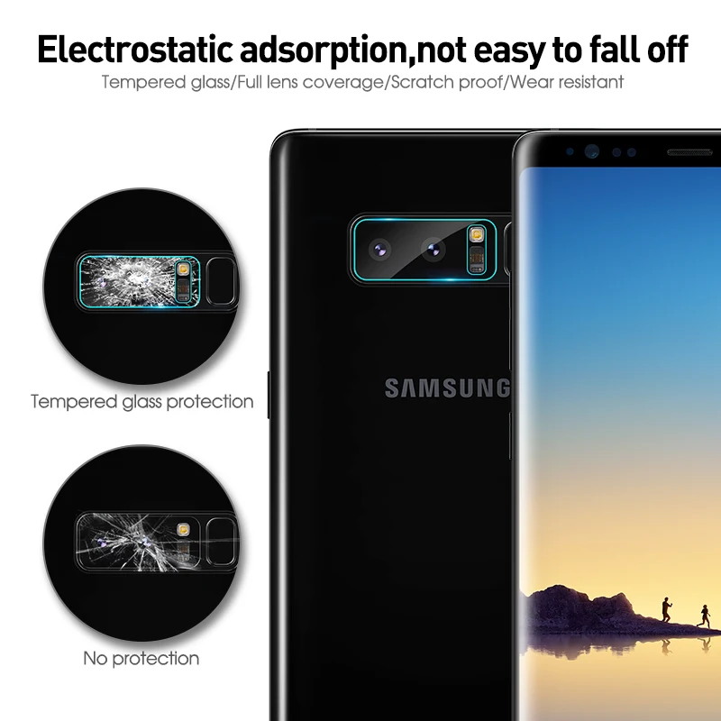 Для Samsung Note 9 стекло прозрачная задняя камера Объектив Закаленное для Galaxy J7 J8 2018 J6