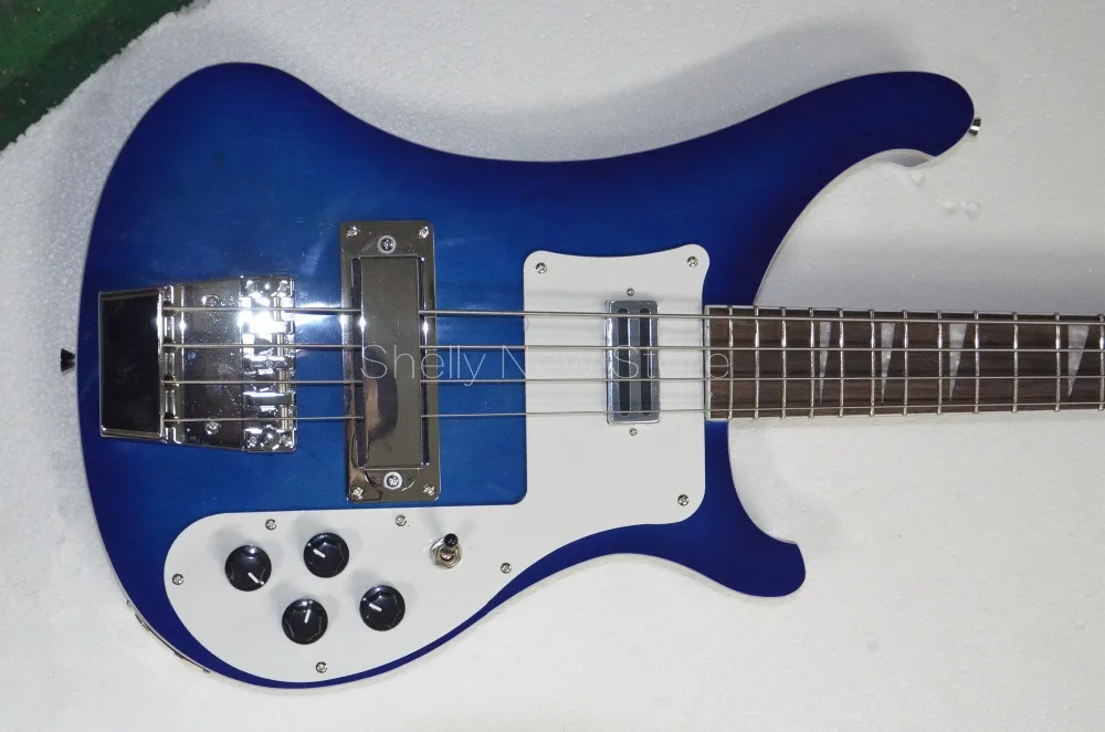 Новинка от Shelly магазин по индивидуальному заказу синие басовые гитары RK 4003 4