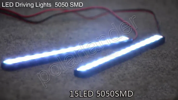 

HOT SELL 2pcs 15 LED 5050 Car Parking LED Bulb for Universal Car Light Source White Running Light Auto Lamp