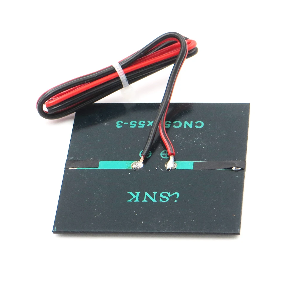 3V 120mA with 30cm extend cable Solar Panel Polycrystalline Silicon DIY Battery Charger Module Mini Cell wire toy | Обустройство дома