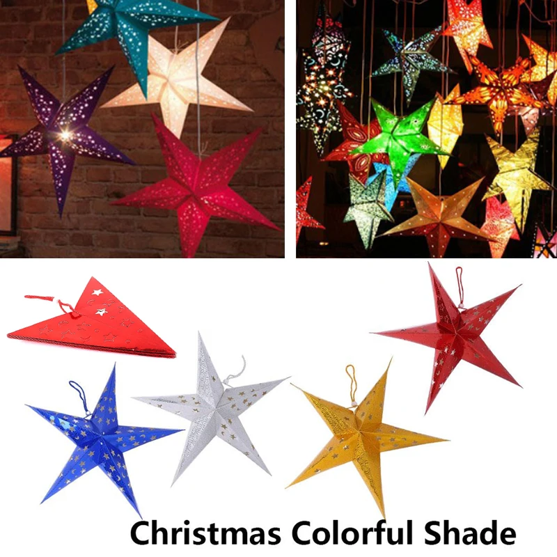 

Christmas Lampshade Light Shade DIY Holiday Lighting New Party Lamp Lantern Beautiful 60CM Colorful