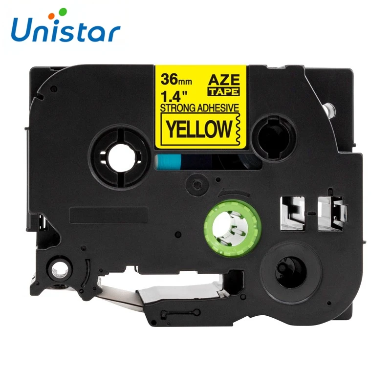 Unistar товар совместим с Brother ламинированные сверхпрочные клейкие ленты TZe S661 цвет