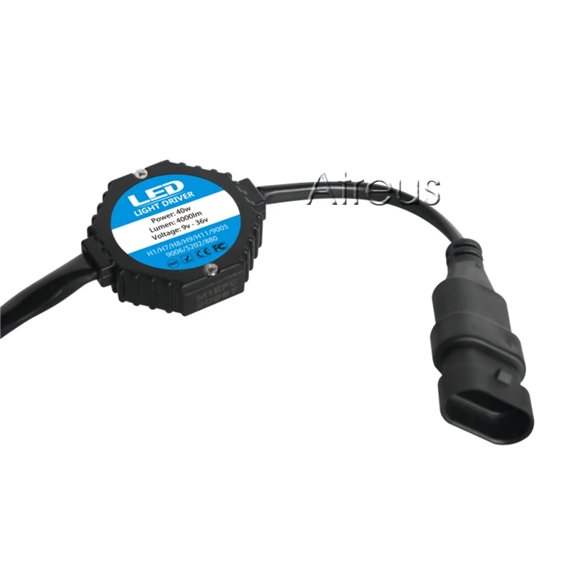 Atreus 9005 HB3 COB светодиодный автомобилей головной светильник 40 Вт * 2 4000LM Plug & Play 4