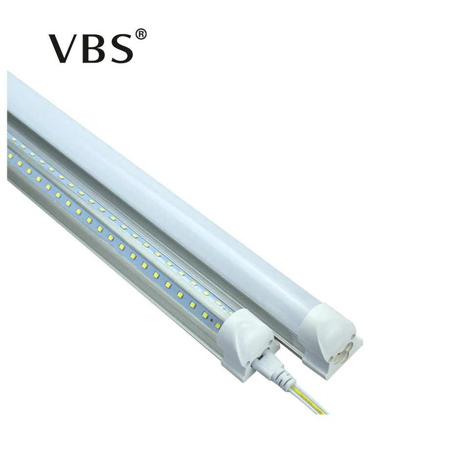V-Форма светодиодный лампы трубки T8 570 мм 20W 2 фута светодиодный интегрированная трубка светильник 2FT AC85-265V 96 Светодиодный s SMD2835 светодиодный светильник супер яркий 2000lm