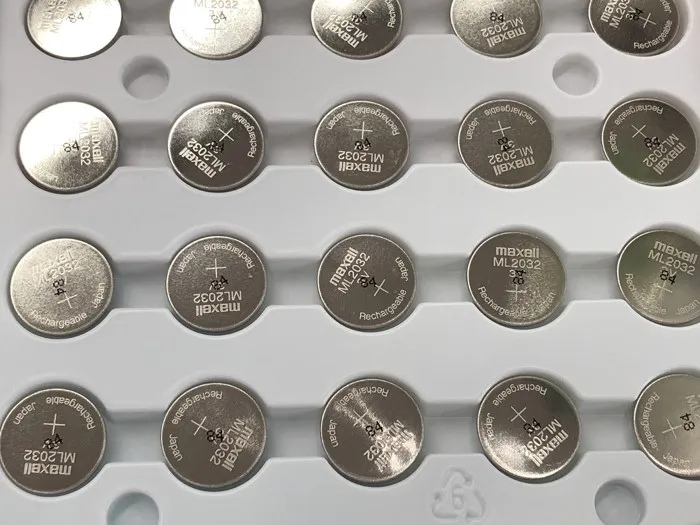 Оригинальные перезаряжаемые литиевые батареи Maxell ML2032 3 в 4 шт./лот|button battery|maxell