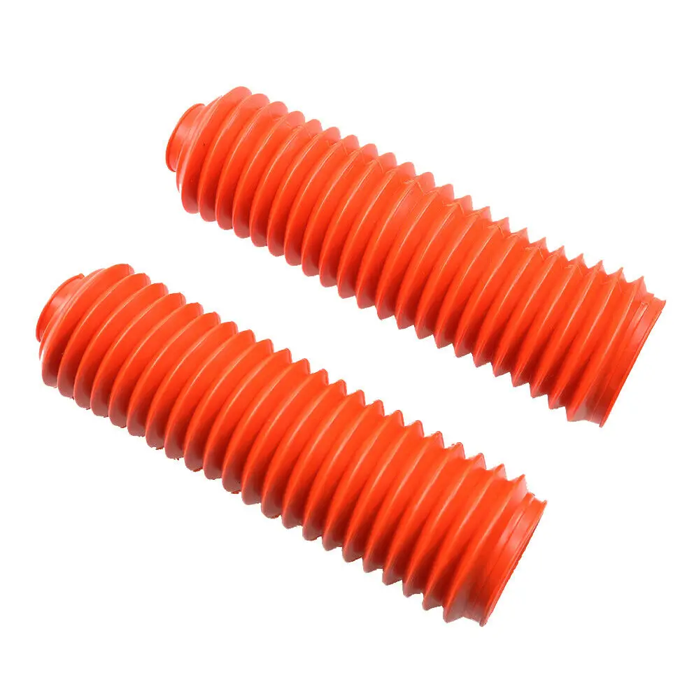 

35mm Fork Motorbike Red Rubber Boot Dust Jacket Cover For Honda Dirt Off Bike