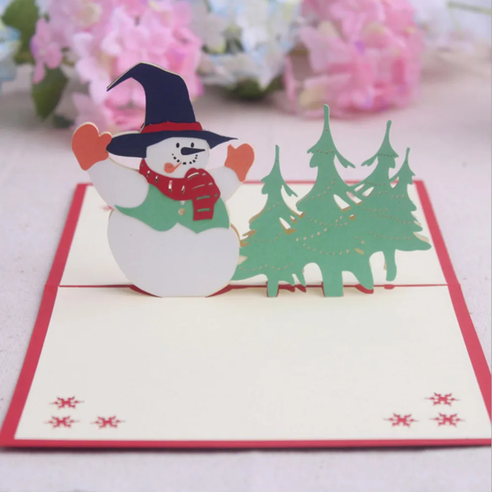 Xmas Convite De Casamento Подробная информация о 3D Популярной открытке рождественское поздравление подарок для ребенка праздник счастливый год рождественские открытки