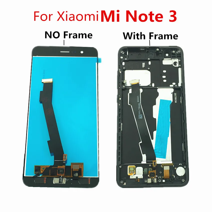 Оригинальный ЖК дисплей для Xiaomi Mi Note 3 + кодирующий преобразователь сенсорного