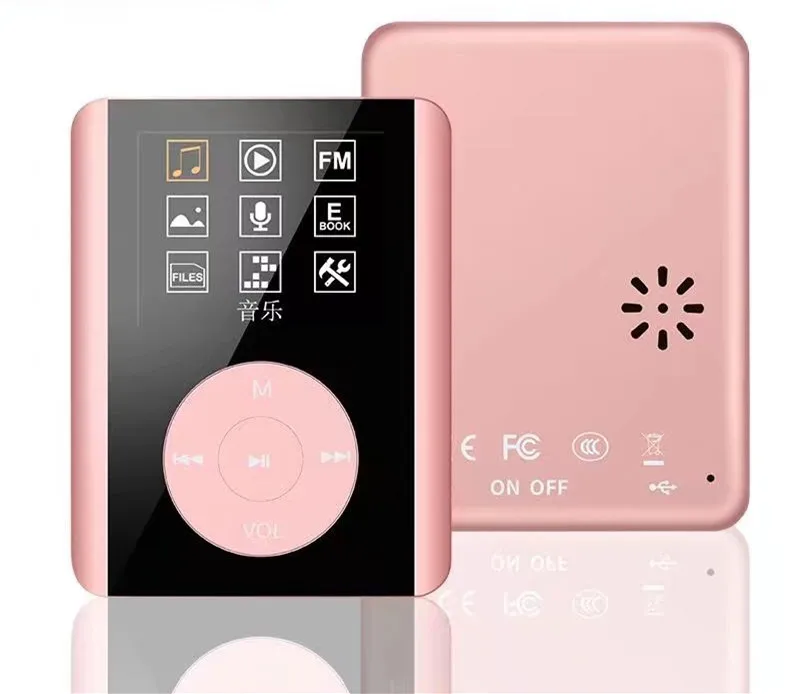 JS 12 мини HIFI MP3 музыкальный плеер 16 Гб скраб материал Поддержка электронная книга FM