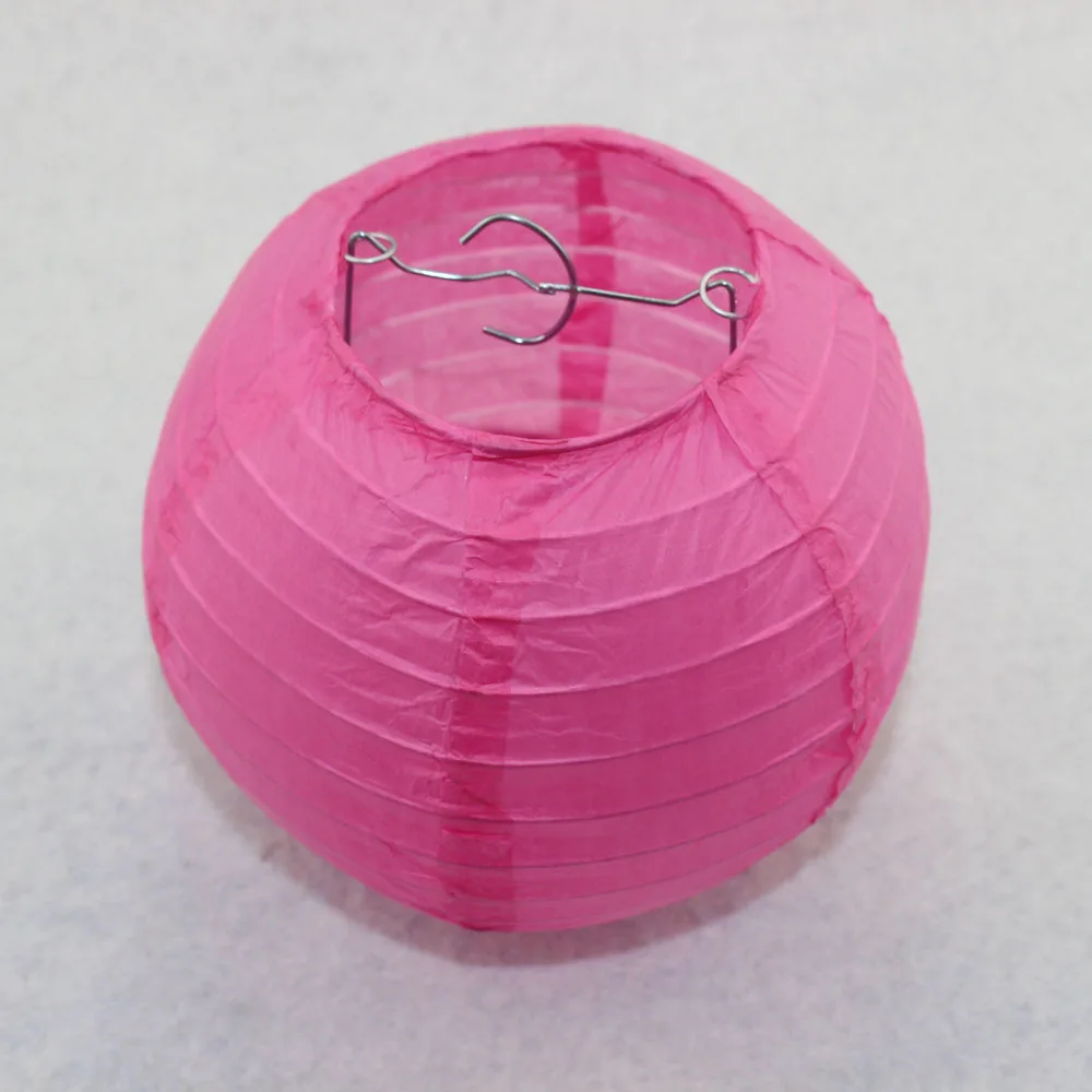 

New Colors 8" Cheap Paper Lanterns Chinese Paper Lanterns White Pink Purple Hanging Round Lampion Paper Ball Wedding Decor