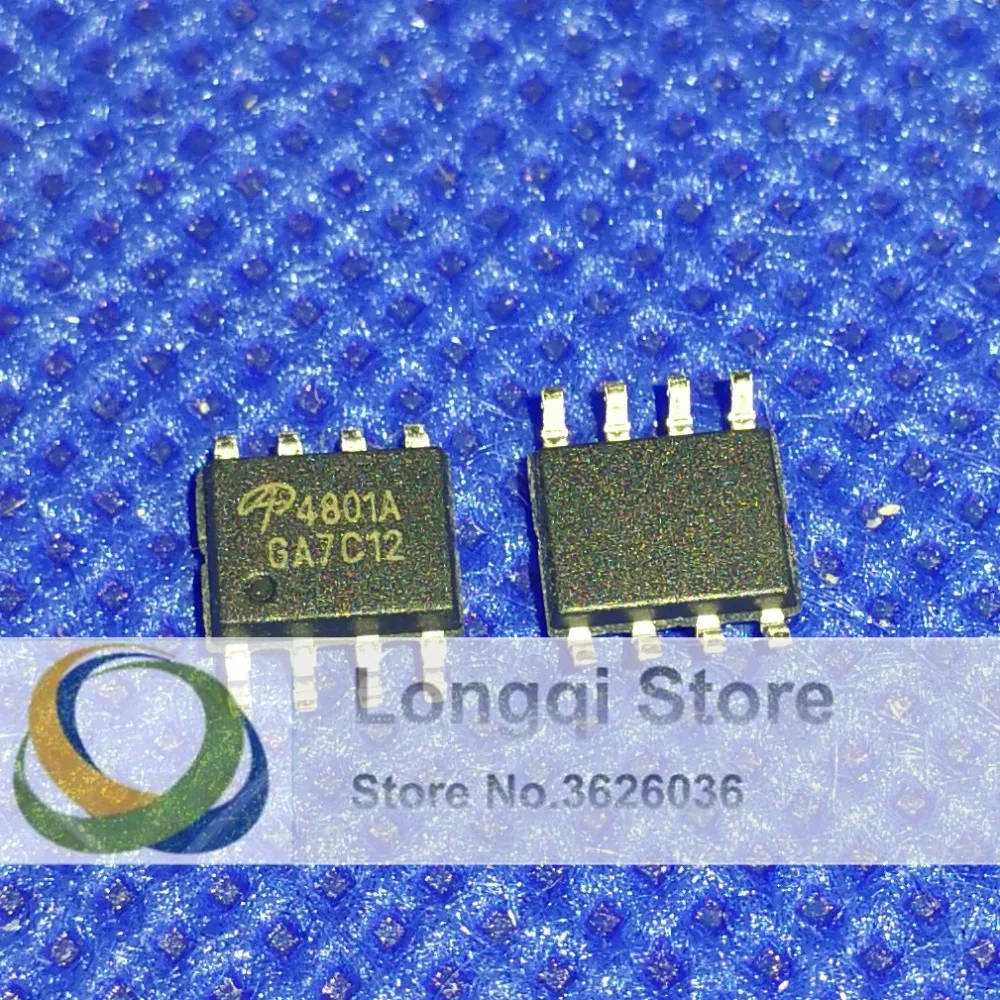 10 шт. AO4801A AO4801 4801A SOIC 8 SOP P канальный режим усиления полевой транзистор NPN 5A 30V|npn|npn