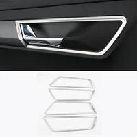 for skoda karoq stainless steel 3 colors 2017 2018 car interior door handle handrail cover trim car styling accessories 4pcs