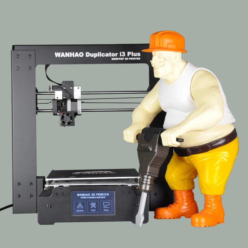2017 новая версия хит продаж WANHAO I3 PLUS 3d принтер умственная рамка доступный с нитями