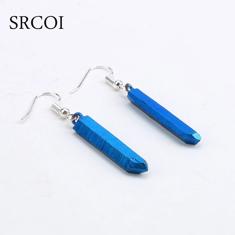 SRCOI необработанные радужные титановые кварцевые кристаллы натуральный камень