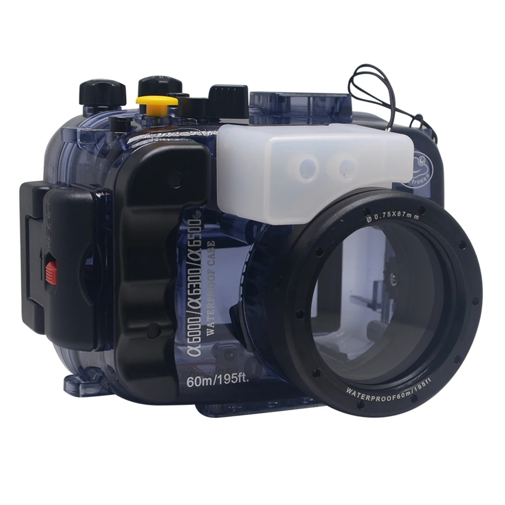 Mcoplus WP A6000 40 м 130 футов камера для дайвинга водонепроницаемый корпус сумка чехол Sony