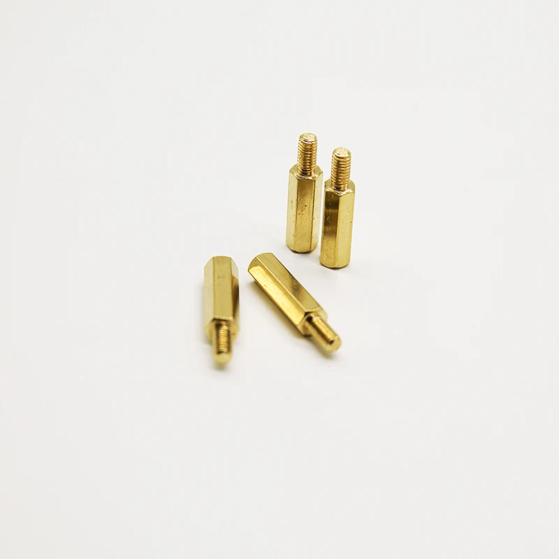200 шт./компл. M2 * L + 3 M2.5/M3 6 гайка интервальный винт из латуни с резьбой столб