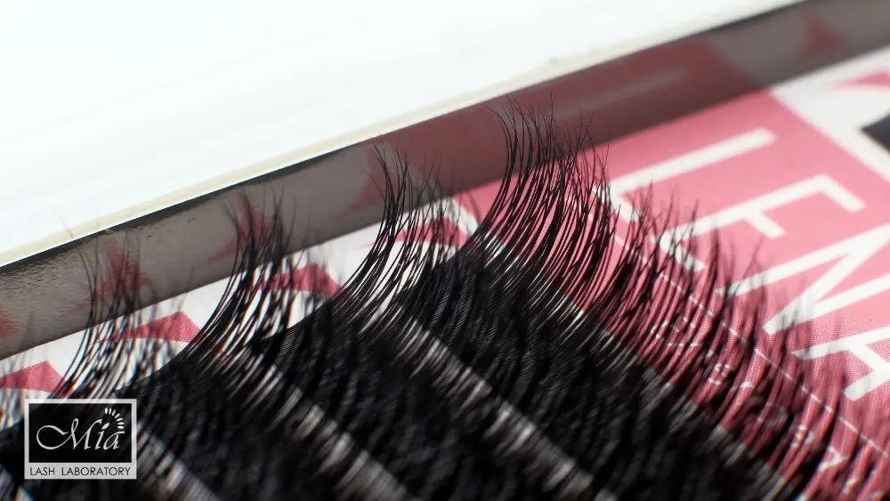 Натуральные норковые накладные ресницы LENA [0 10 ~ 0 12 C/D]|individual eyelash extension|eyelash