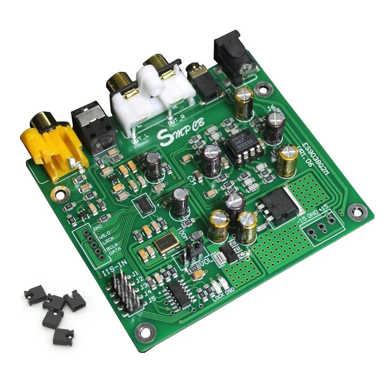 Новый ES9038 Q2M DAC DSD декодер поддержка IIS 384 кГц коаксиальный волоконный DOP для