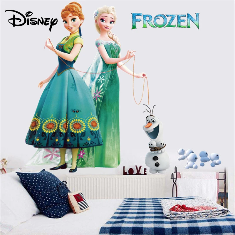 Disney замороженные новые продукты наклейка для детской комнаты украшение стены
