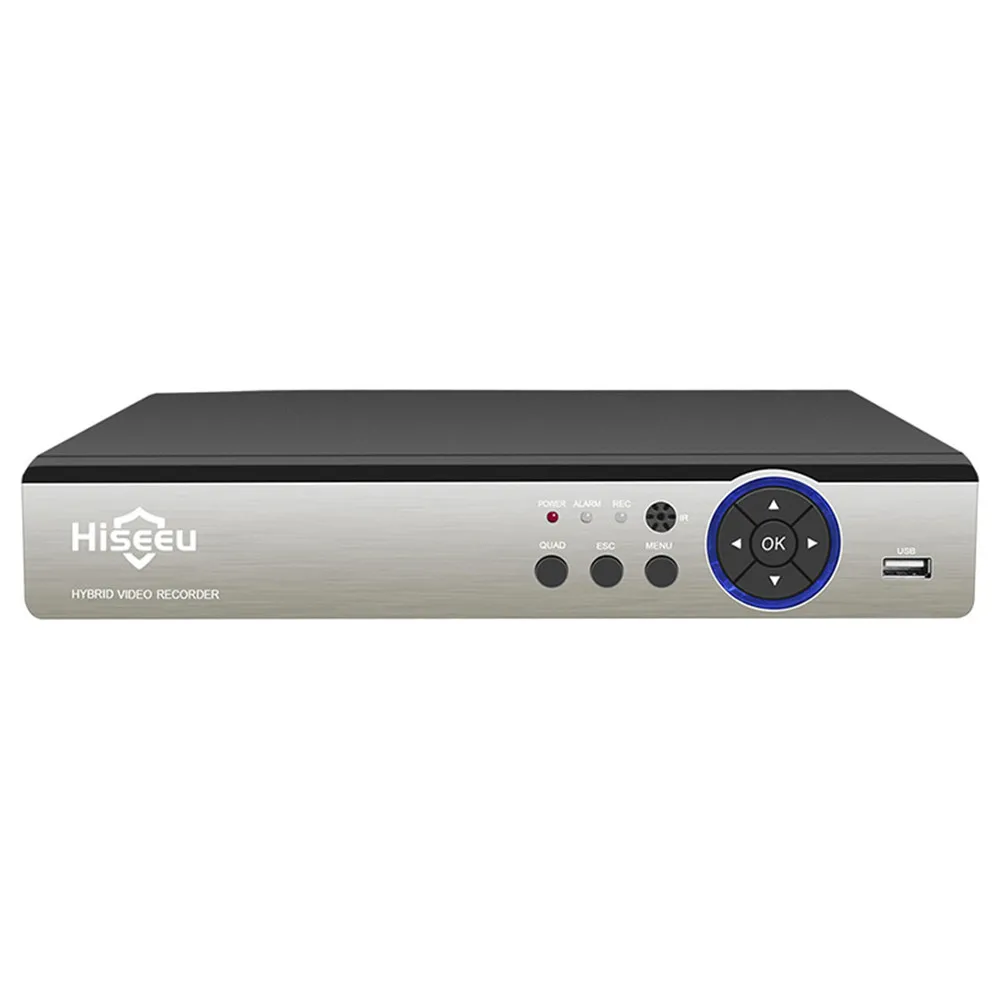 Hiseeu 8CH 1080P 5 в 1 DVR видео рекордер для DVR H.264 VGA HDMI AHD камера аналоговая камера IP камера P2P cctv система