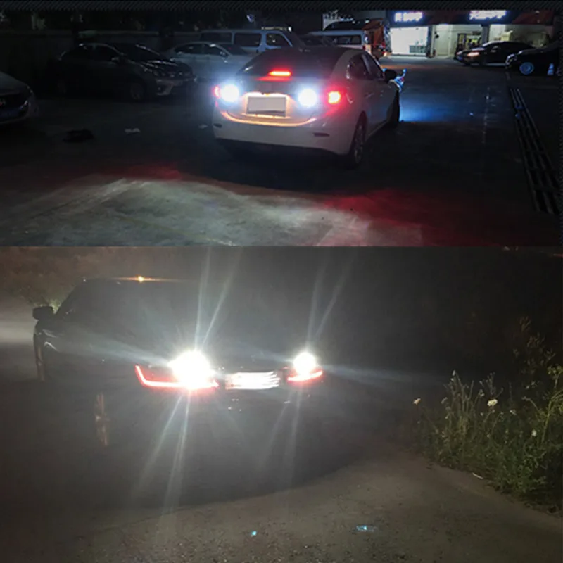 Автомобильные светодиодные лампы OKEEN 2 шт. 1156 7506 BA15S P21W 5630 5730 3 Вт светильник телей