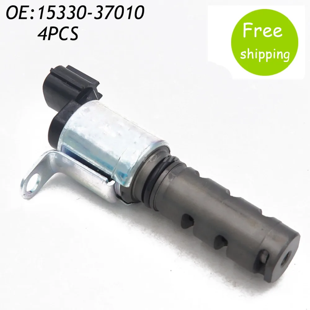 

4PCS 15330-37010 Camshaft Timing Oil Control Valve For Toyota COROLLA PRIUS CAMRY RAV4 SIENNA MATRIX For LEXUS CT200H For Scion