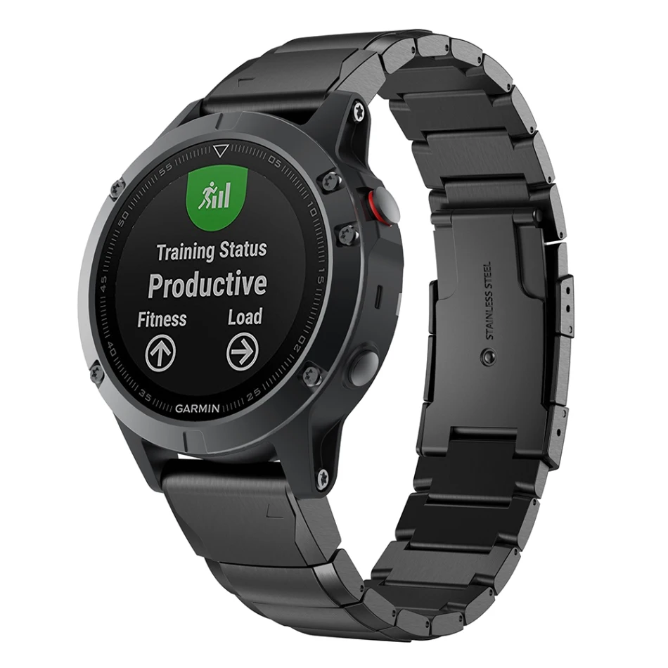 Сменный металлический ремешок для часов Garmin Fenix 5X из нержавеющей стали 5 5S