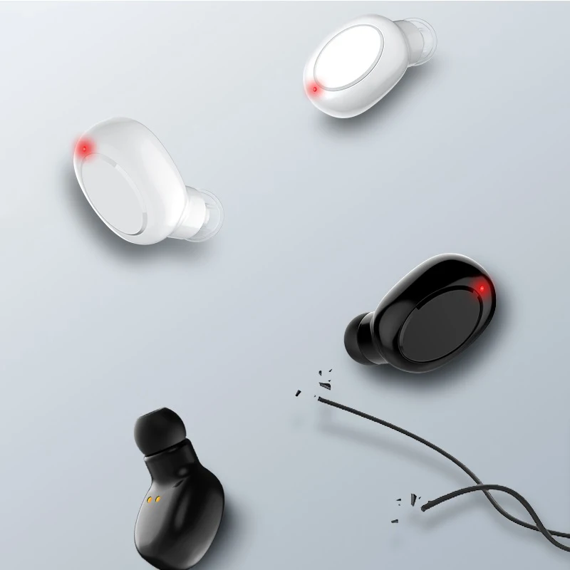 RBAYSALE наушники Bluetooth Беспроводные с зарядкой резервуар для хранения портативный