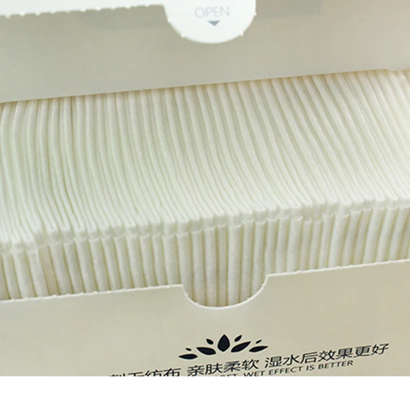 Одноразовое Хлопковое полотенце для лица салфетки путешествий макияжа