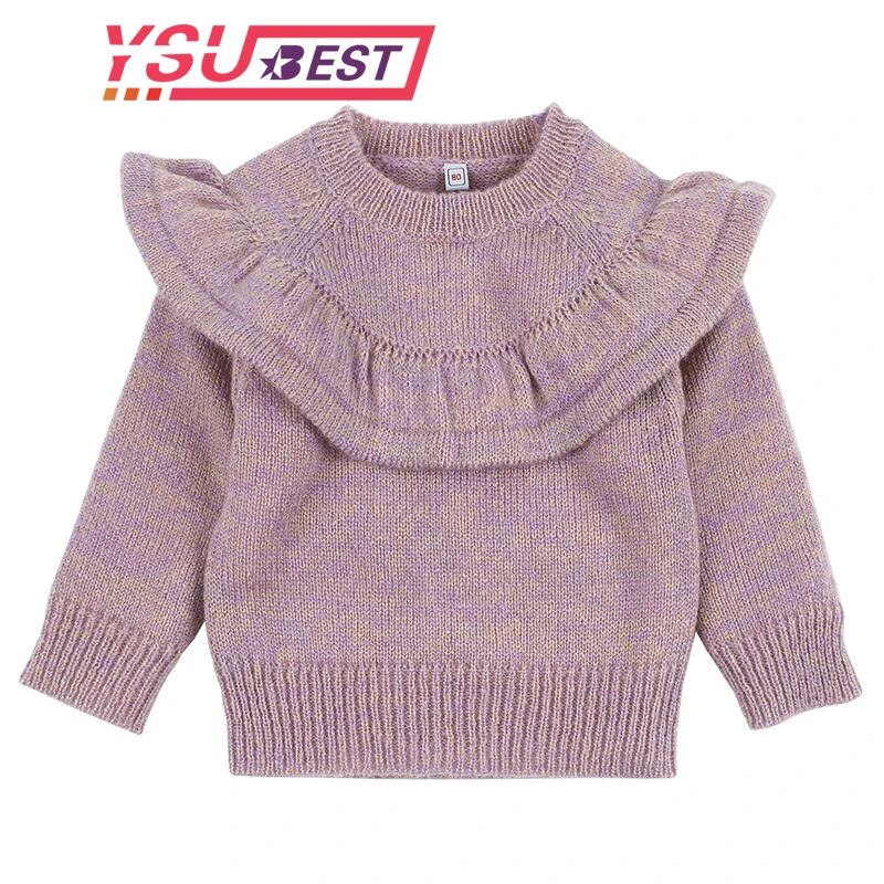 2019 Spring Baby Girls Sweaters Pullovers Fashion Long Sleeve Newborn Jumpers Autumn Outerwear Toddler Children Knitted Costume | Детская
