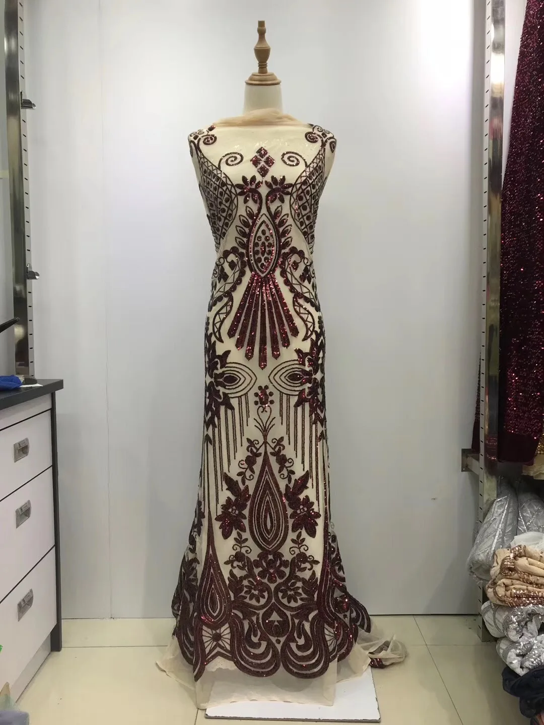 Черная Высококачественная африканская французская сетчатая кружевная ткань для