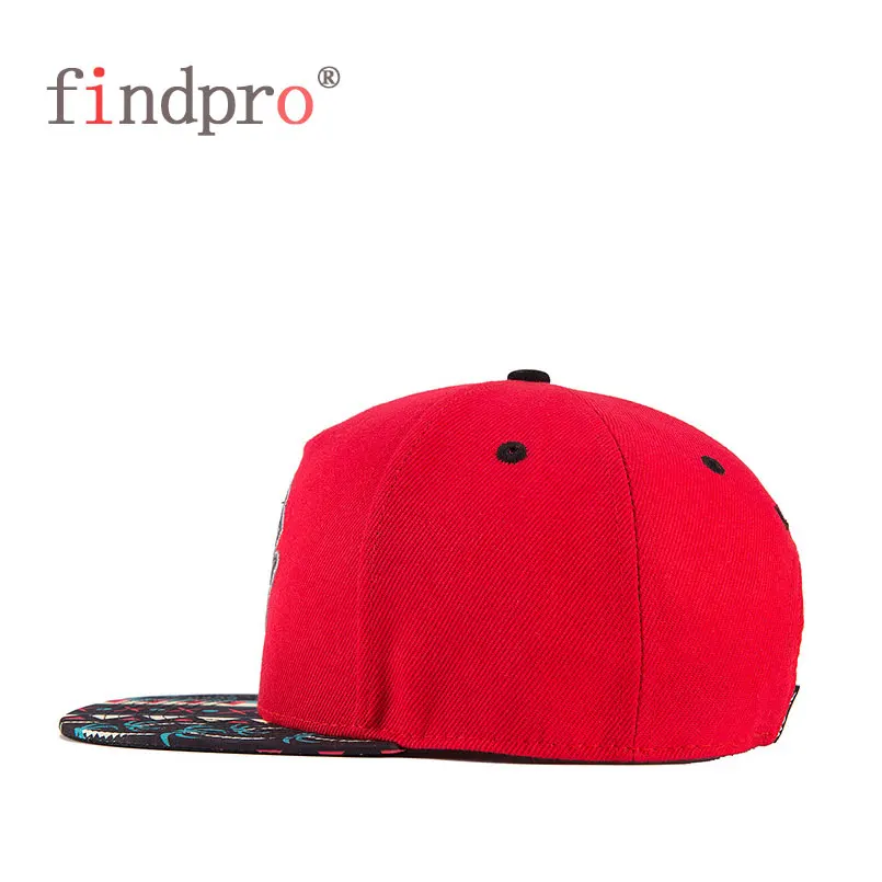 Бренд Findpro кепка красная черная snapback для мужчин и женщин взрослых спортивные
